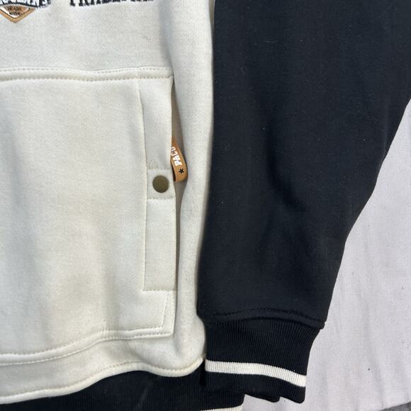 NWT Vintage Y2K Paco Jeans HoodieMens Large Embroidered Spellout LogoStreetwear - Picture 3 of 13